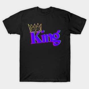 Neon Royal Family Group Series - King T-Shirt